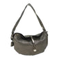 Luxury CELINE Shoulder Bag Leather Silver 72958