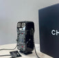 Chanel Luxury Leather Clutch Leather Rovelle Bags