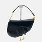 Dior Saddle Small Shoulder Bag Black Patent Leather Rovelle Bags