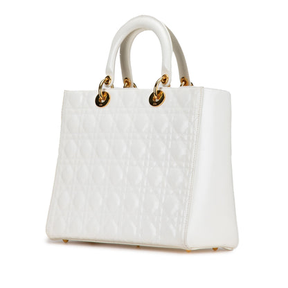 Dior Lady Dior Quilted Leather Handbag Rovelle Bags