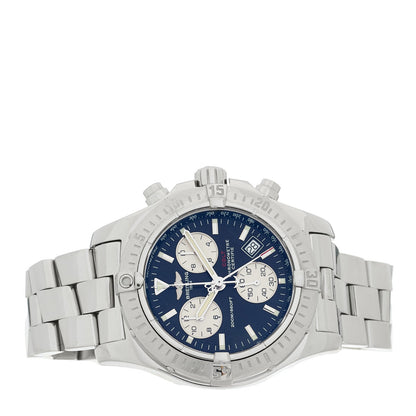 Stainless Steel 41mm Colt Chronograph Quartz Watch Blue A73380