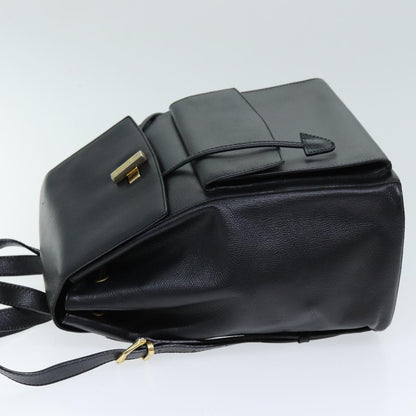Luxury CELINE Backpack Leather Black 73090