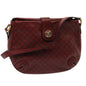Luxury CELINE Macadam Canvas Shoulder Bag Red 73167