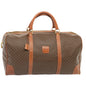 Luxury CELINE Macadam Canvas Boston Bag PVC Brown 73343