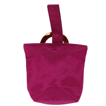 Luxury CELINE Pouch Nylon Pink 73360