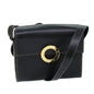 Luxury CELINE Shoulder Bag Leather Black 73484