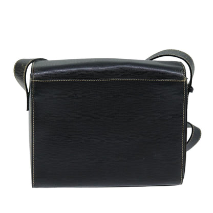 Luxury CELINE Shoulder Bag Leather Black 73484