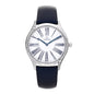 Stainless Steel Satin Diamond Bezel 36mm De Ville Tresor Quartz Watch White 428.17.36.60.04.001