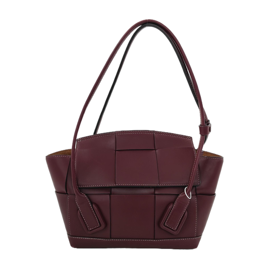 Bottega Veneta Arco Tote Bag Small Burgundy Leather