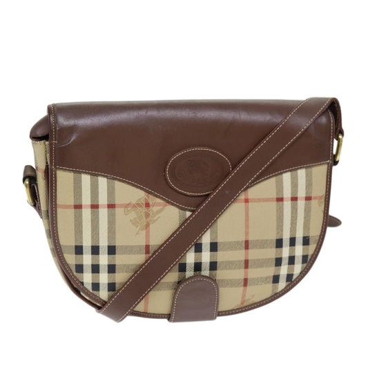 Burberry BURBERRYSs Nova Leather Beige Shoulder Bag Style 3