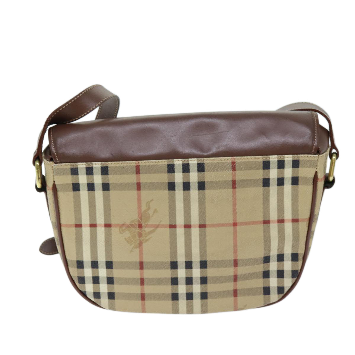 Burberry BURBERRYSs Nova Leather Beige Shoulder Bag Style 3