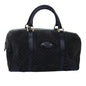Luxury CELINE Macadam Canvas Boston Bag Black 74547