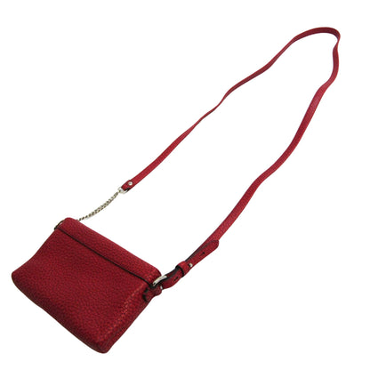 Burberry Brand Leather Red Shoulder Bag Style 4