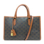 CELINE Tote Bag PVC Brown Triomphe 2WAY Women