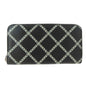 BURBERRY Long Wallet Purse leather black Chain motif Women(Unisex)