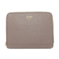 CELINE Coin case leather gray logo Women