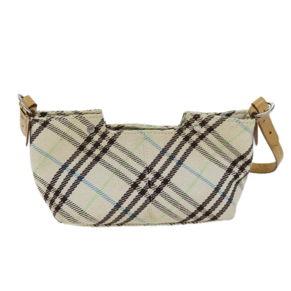 Burberry Nova Label Canvas Beige Shoulder Bag