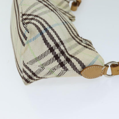 Burberry Nova Label Canvas Beige Shoulder Bag