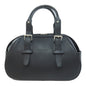BURBERRY Handbag leather black logo