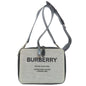 BURBERRY Shoulder Bag canvas gray logo