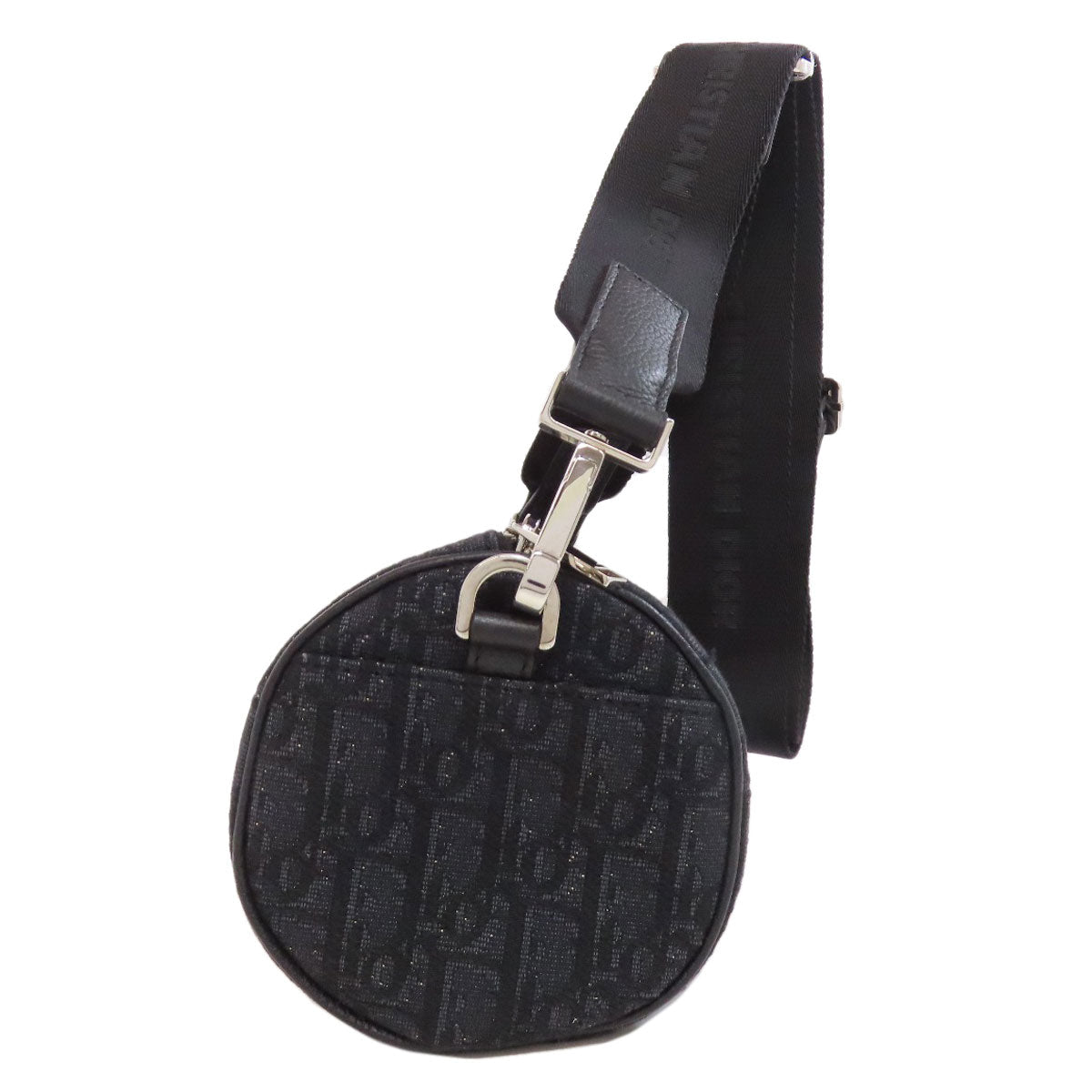 Christian Dior Shoulder Bag canvas black Oblique Women Rovelle Bags