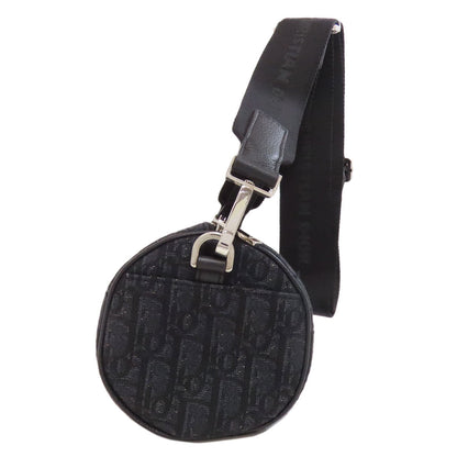 Christian Dior Shoulder Bag canvas black Oblique Women Rovelle Bags