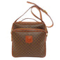 CELINE Shoulder Bag PVC Brown Macadam 2WAY Women