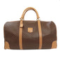 CELINE Boston Duffel bag PVC Brown Macadam Pattern Women