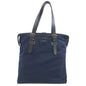 BURBERRY Tote Bag Nylon blue logo