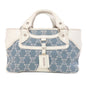 CELINE Handbag canvas blue Boogie bag