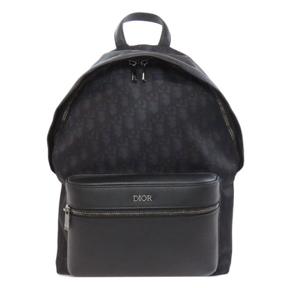 Christian Dior Backpack Nylon black Trotter Pattern Women Rovelle Bags