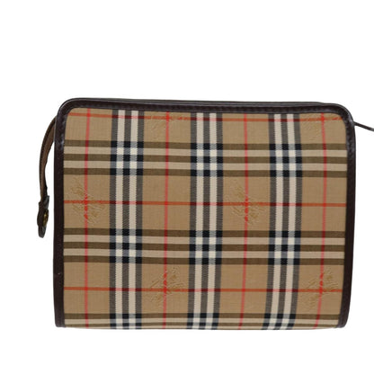 Burberry BURBERRYSs Nova Canvas Beige Clutch Bag Style 2
