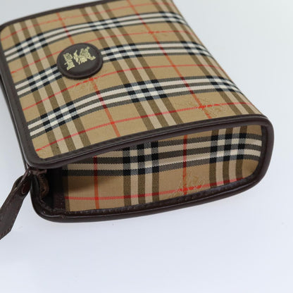Burberry BURBERRYSs Nova Canvas Beige Clutch Bag Style 2
