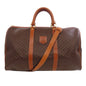 CELINE Boston Duffel bag PVC Brown Macadam Pattern