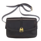 CELINE Shoulder Bag leather black logo