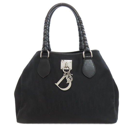 Christian Dior Handbag Nylon black Trotter Pattern Rovelle Bags