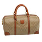 Luxury CELINE Macadam Canvas Boston Bag Beige 75618