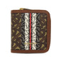 BURBERRY Bifold Wallet leather Brown TB logo pattern Women