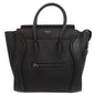 CELINE Tote Bag Calfskin black Luggage micro Women