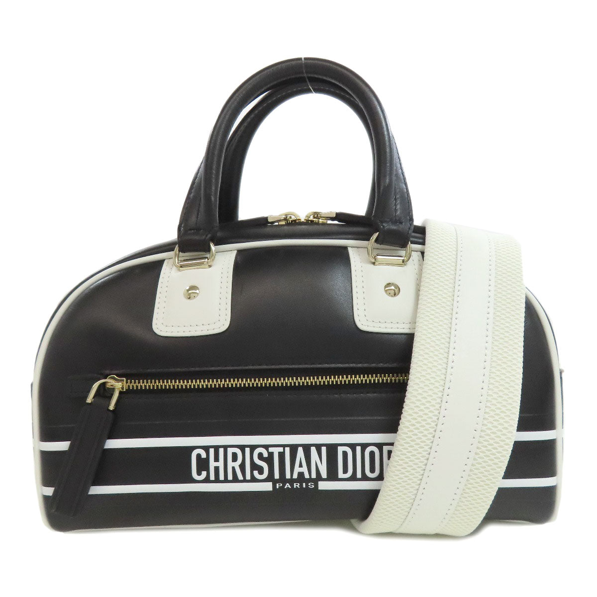 Christian Dior Handbag Calfskin black Vibe 2WAY Women Rovelle Bags