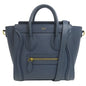 CELINE Handbag Calfskin blue Luggage nano 2 WAY Women