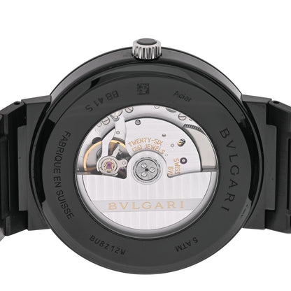 Stainless Steel 41mm Automatic Watch Black