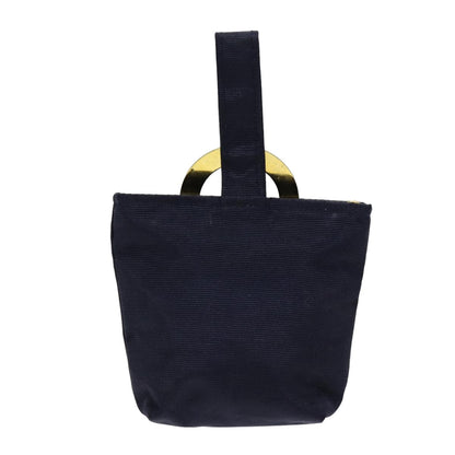 Luxury CELINE Pouch Nylon Navy 75656