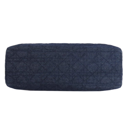 Christian Dior Handbag denim Navy Lady Dior Cannage Tote 2WAY Rovelle Bags