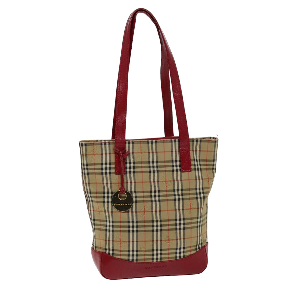 Burberry Nova Auth Canvas Beige Tote Bag Style 14