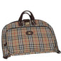 Luxury BurberrySs Nova Check Garment Cover Canvas Beige Brown Auth 75841