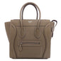CELINE Tote Bag Calfskin Brown Luggage micro