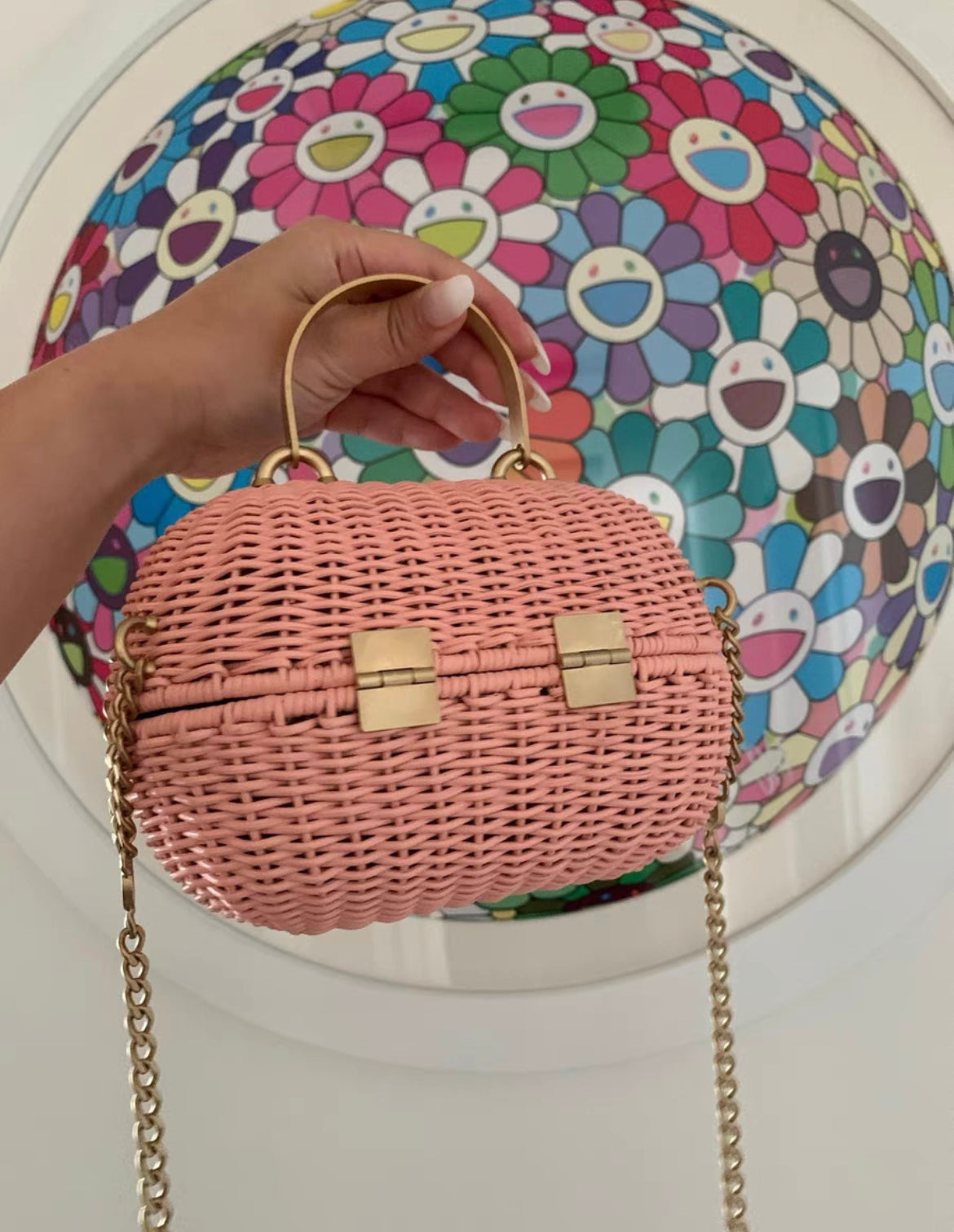 Chanel Luxury Leather Gold Handbag Style 11 Rovelle Bags