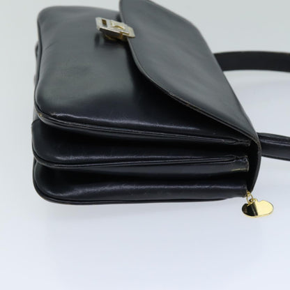 Luxury CELINE Hand Bag Leather Navy 76089