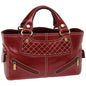 Luxury CELINE Hand Bag Leather Red 76145